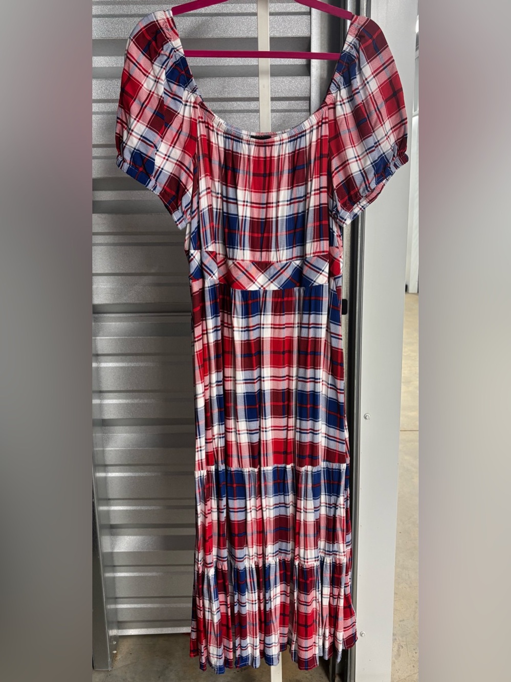 Red white and blue torrid dress